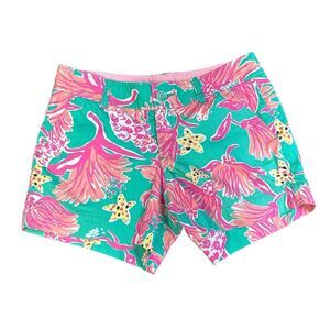 Lilly Pulitzer Women's Callahan Floral Bermuda Shorts Multicolor Size 2